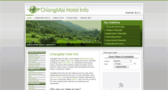 Desktop Screenshot of chiangmai-hotel.info